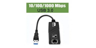Adaptador Ethernet Gigabit 10/100/1000 Usb 3.0 Pc Notebook